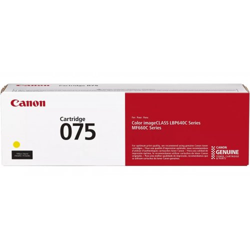 Картридж Canon 075 (6362C002) Yellow купити в Україні | Telemart фото