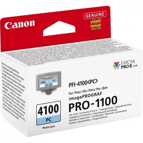 Картридж Canon PFI-4100 (6781C001) Photo Cyan купить в Украине | Telemart фото