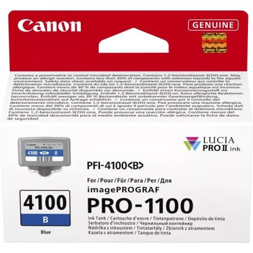 Картридж Canon PFI-4100 (6786C001) Blue купити в Україні | Telemart фото