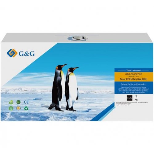 Картридж G&G Canon 070H MF461dw/463dw/465dw/LBP243dw/246dw (G&G-5640C002) Black купить в Украине | Telemart фото