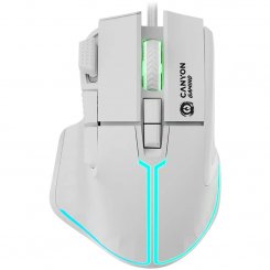 Мышка Canyon Fortnax GM-636 (CND-SGM636W) White / 20000 DPI / 125/250/500/1000 Гц / Sunplus
