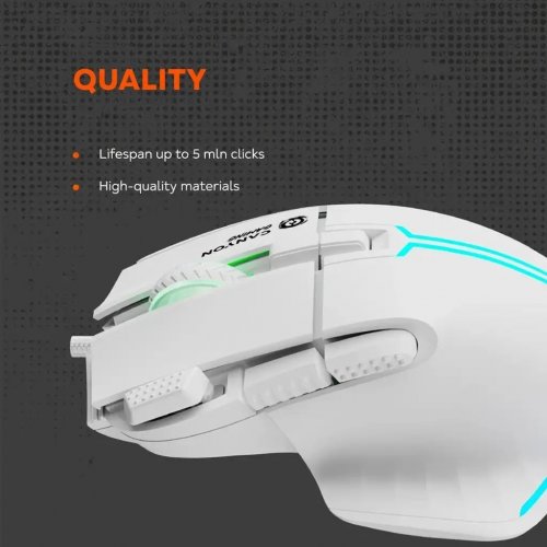 Мышка Canyon Fortnax GM-636 (CND-SGM636W) White купить в Украине | Telemart фото