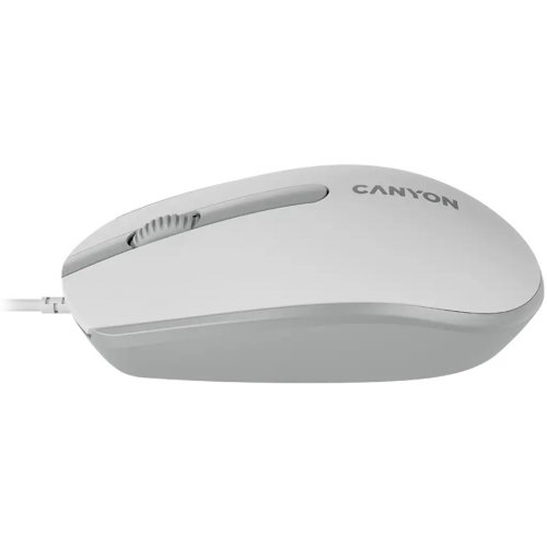 Мышка Canyon M-10 (CNE-CMS10WG) White Grey купить в Украине | Telemart фото
