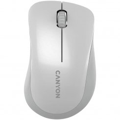 Мышка Canyon MW-11 Wireless (CNE-CMSW11PW) Grey/Pearl White / 1200 DPI / Pixart