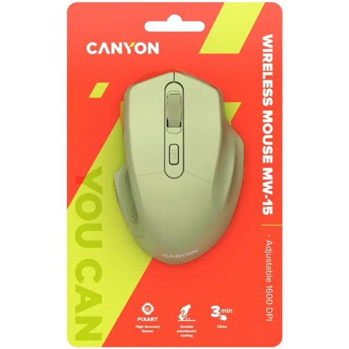 Миша Canyon MW-15 Wireless (CNE-CMSW15GO) Golden купити в Україні | Telemart фото
