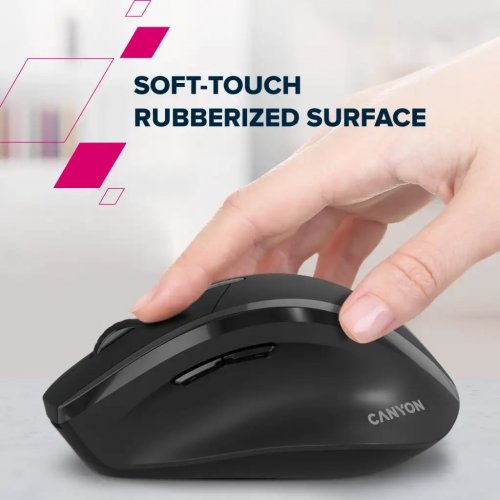 Миша Canyon OnClick 17 Wireless (CNE-CMSW17B) Black купити в Україні | Telemart фото