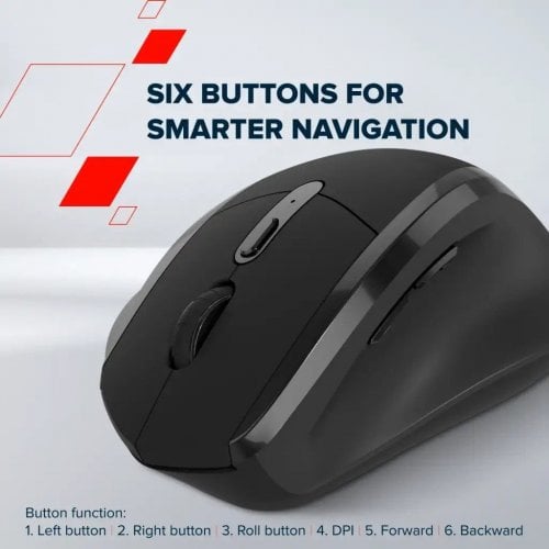 Мышка Canyon OnClick 17 Wireless (CNE-CMSW17B) Black купить в Украине | Telemart фото