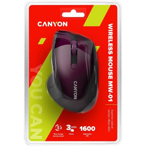 Миша Canyon MW-01 Wireless (CNS-CMSW01P) Purple купити в Україні | Telemart фото