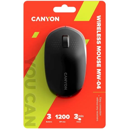 Миша Canyon MW-04 Wireless (CNS-CMSW04B) Black купити в Україні | Telemart фото