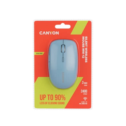 Мышка Canyon MW-12 Wireless (CNS-CMSW12BL) Blue купить в Украине | Telemart фото
