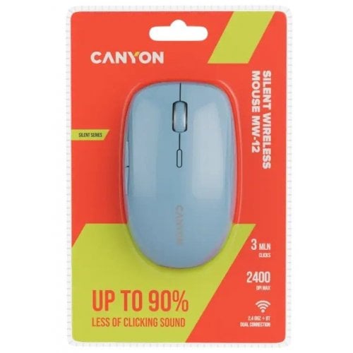 Мышка Canyon MW-12 Wireless (CNS-CMSW12BL) Blue купить в Украине | Telemart фото