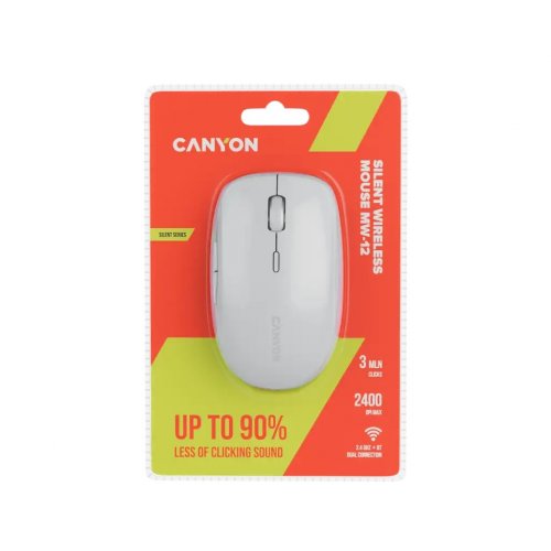 Мышка Canyon MW-12 Wireless (CNS-CMSW12DG) Gray купить в Украине | Telemart фото