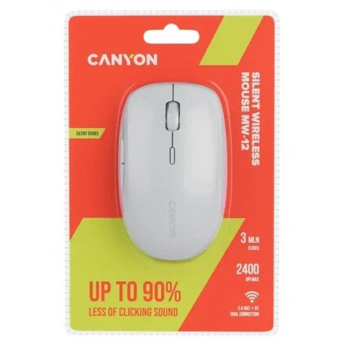 Мышка Canyon MW-12 Wireless (CNS-CMSW12DG) Gray купить в Украине | Telemart фото