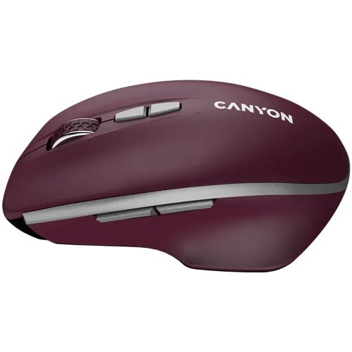 Мышка Canyon MW-21 Wireless (CNS-CMSW21BR) Burgundy Red купить в Украине | Telemart фото