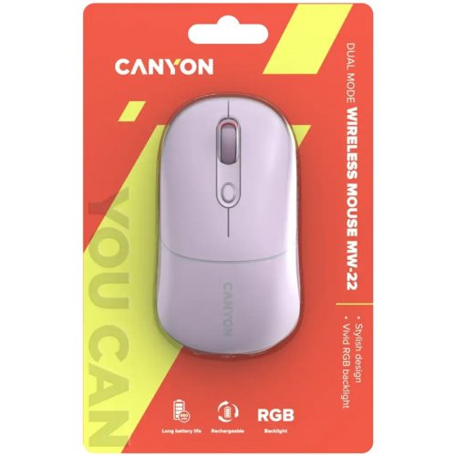 Миша Canyon MW-22 Wireless (CNS-CMSW22PR) Pearl Rose купити в Україні | Telemart фото