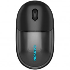 Мышка Canyon OnClick 24 Wireless (CNS-CMSW24B) Transparent Black / 1200 DPI / 125 Гц