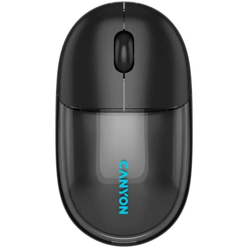 Мышка Canyon OnClick 24 Wireless (CNS-CMSW24B) Transparent Black купить в Украине | Telemart фото