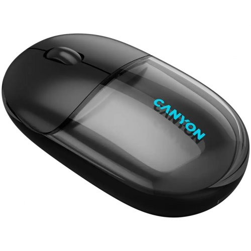 Мышка Canyon OnClick 24 Wireless (CNS-CMSW24B) Transparent Black купить в Украине | Telemart фото
