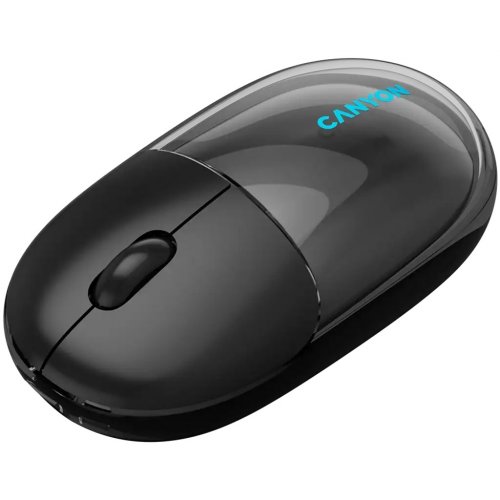 Мышка Canyon OnClick 24 Wireless (CNS-CMSW24B) Transparent Black купить в Украине | Telemart фото