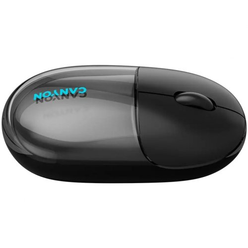 Мышка Canyon OnClick 24 Wireless (CNS-CMSW24B) Transparent Black купить в Украине | Telemart фото