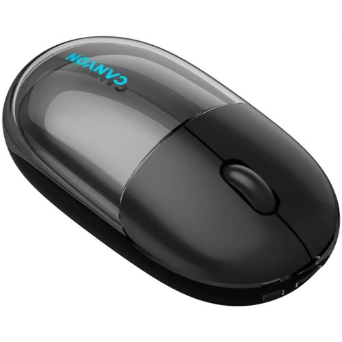 Мышка Canyon OnClick 24 Wireless (CNS-CMSW24B) Transparent Black купить в Украине | Telemart фото