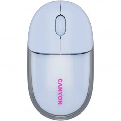 Мышка Canyon OnClick 24 Wireless (CNS-CMSW24BL) Transparent Blue / 1200 DPI / 125 Гц