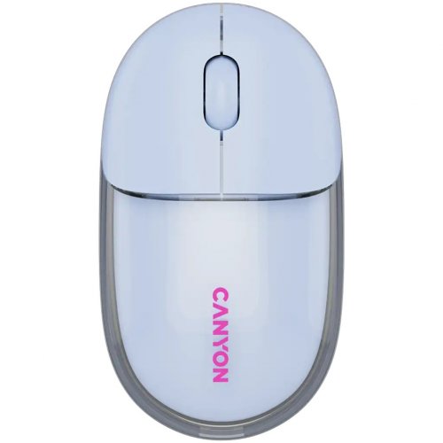 Мышка Canyon OnClick 24 Wireless (CNS-CMSW24BL) Transparent Blue купить в Украине | Telemart фото