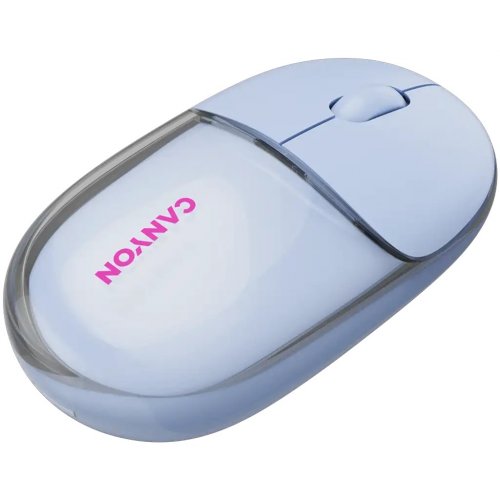 Мышка Canyon OnClick 24 Wireless (CNS-CMSW24BL) Transparent Blue купить в Украине | Telemart фото