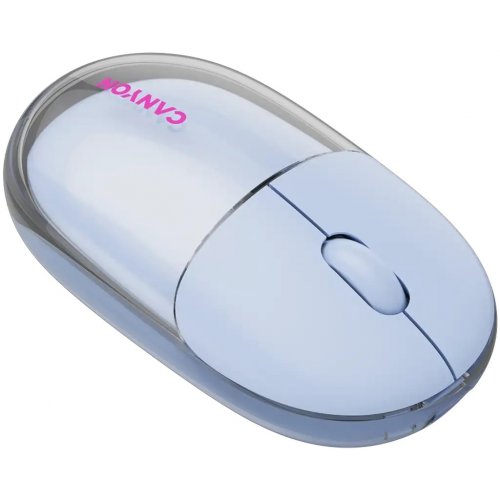 Мышка Canyon OnClick 24 Wireless (CNS-CMSW24BL) Transparent Blue купить в Украине | Telemart фото