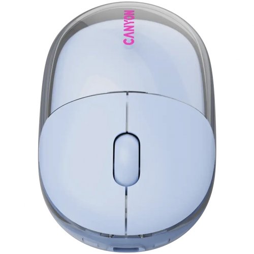 Мышка Canyon OnClick 24 Wireless (CNS-CMSW24BL) Transparent Blue купить в Украине | Telemart фото