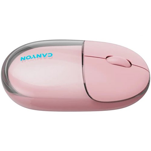 Мышка Canyon OnClick 24 Wireless (CNS-CMSW24P) Transparent Pink купить в Украине | Telemart фото