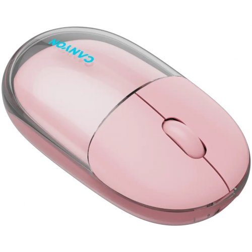 Мышка Canyon OnClick 24 Wireless (CNS-CMSW24P) Transparent Pink купить в Украине | Telemart фото
