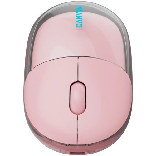 Мышка Canyon OnClick 24 Wireless (CNS-CMSW24P) Transparent Pink купить в Украине | Telemart фото