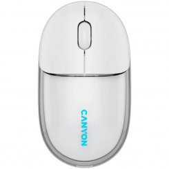 Мышка Canyon OnClick 24 Wireless (CNS-CMSW24W) Transparent White / 1200 DPI / 125 Гц