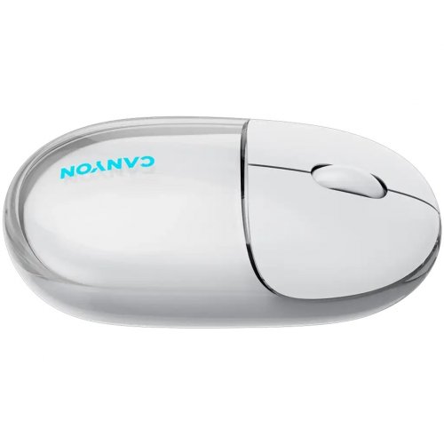 Мышка Canyon OnClick 24 Wireless (CNS-CMSW24W) Transparent White купить в Украине | Telemart фото
