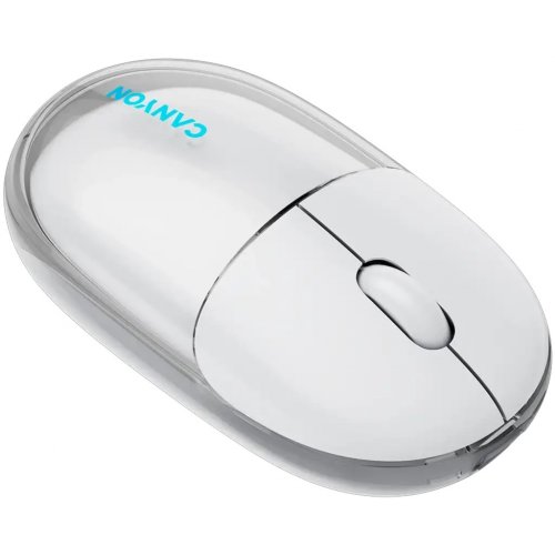 Мышка Canyon OnClick 24 Wireless (CNS-CMSW24W) Transparent White купить в Украине | Telemart фото