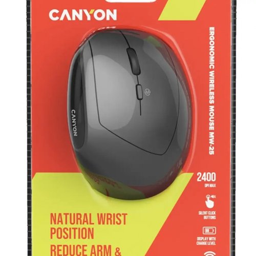 Миша Canyon MW-25 Wireless (CNS-CMSW25) Black купити в Україні | Telemart фото