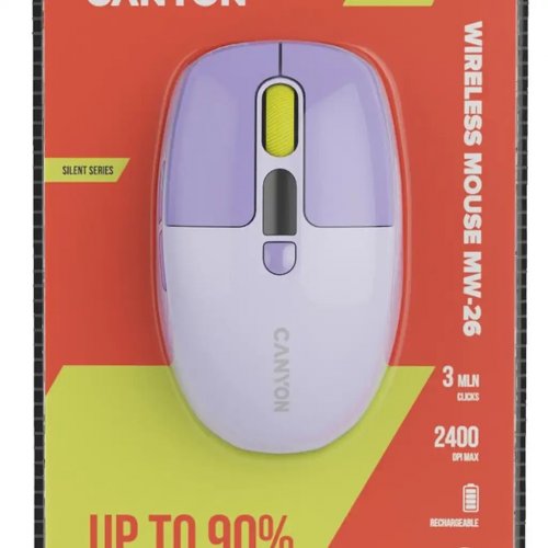 Миша Canyon MW-26 Wireless (CNS-CMSW26V) Violet купити в Україні | Telemart фото