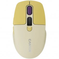 Мышка Canyon MW-26 Wireless (CNS-CMSW26Y) Yellow / 2400 DPI / 125 Гц