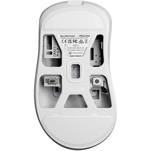 Миша Pulsar Xlite CrazyLight Medium 8K Wireless (PXLCL202) White купити в Україні | Telemart фото