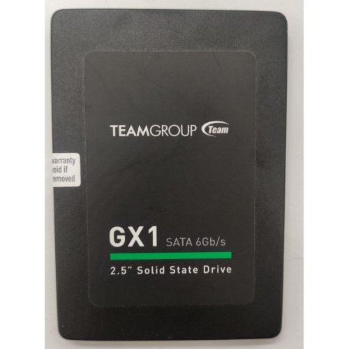 Ssd-диск Team GX1 TLC 480GB 2.5" (T253X1480G0C101) (Відновлено продавцем, 905438) купити в Україні | Telemart фото