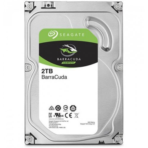 Жорсткий диск Seagate BarraCuda 2TB 256MB 7200RPM 3.5" (ST2000DM008) (Відновлено продавцем, 905441) купити в Україні | Telemart фото