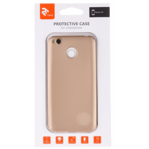 Чохол 2E для Xiaomi Redmi 4X PP Case (2E-MI-4X-MCPPG) Gold купити в Україні: Київ, Львів, Хмельницький, Тернопіль, Івано-Франківськ | Низька ціна, відгуки, характеристики від TELEMART фото