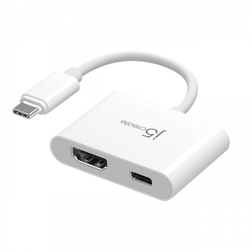 Адаптер J5create JCA152 USB Type-C to HDMI (JCA152-N) White купить в Украине | Telemart фото