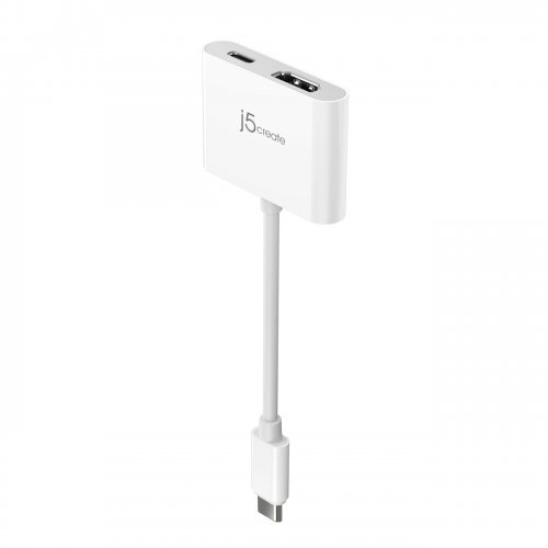 Адаптер J5create JCA152 USB Type-C to HDMI (JCA152-N) White купить в Украине | Telemart фото