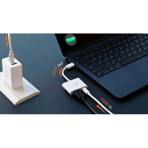 Адаптер J5create JCA152 USB Type-C to HDMI (JCA152-N) White купить в Украине | Telemart фото