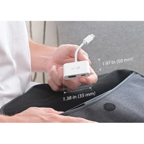 Адаптер J5create JCA152 USB Type-C to HDMI (JCA152-N) White купить в Украине | Telemart фото