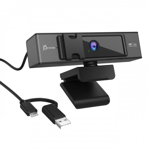 Веб-камера J5create JVCU435 4K (JVCU435-N) Black купити в Україні | Telemart фото