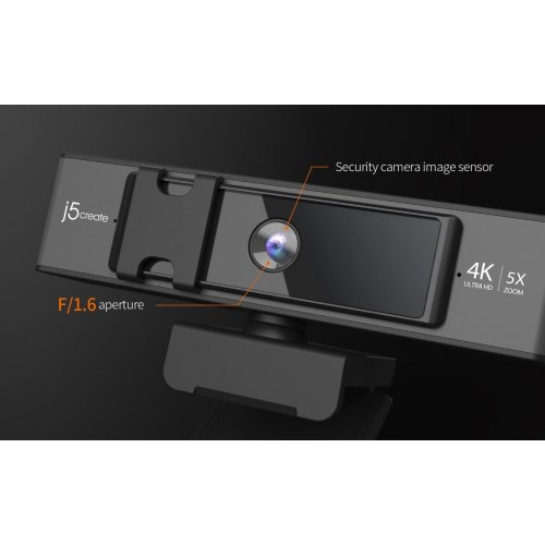 Веб-камера J5create JVCU435 4K (JVCU435-N) Black купити в Україні | Telemart фото