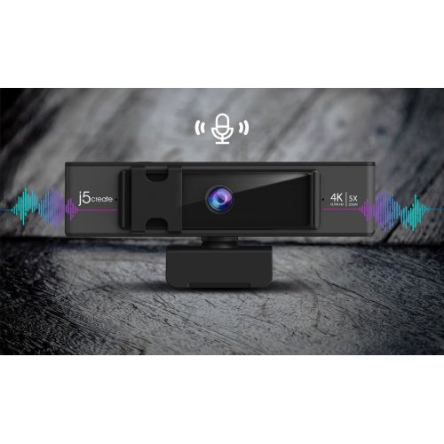 Веб-камера J5create JVCU435 4K (JVCU435-N) Black купити в Україні | Telemart фото
